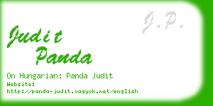 judit panda business card